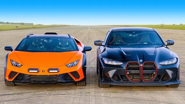 BMW M4 CS v Lambo Huracan: DRAG RACE BMW M4 CS v Lambo Huracan: DRAG RACE