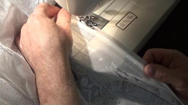 Как пришить ленту на тюль. Как пришить ленту на тюль.