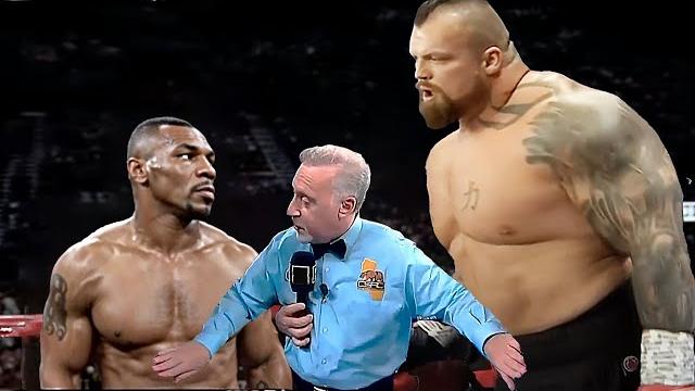 Вот Это Мощь! Бой Тайсона с Великанами! Рост не Помог... Вот Это Мощь! Бой Тайсона с Великанами! Рост не Помог...