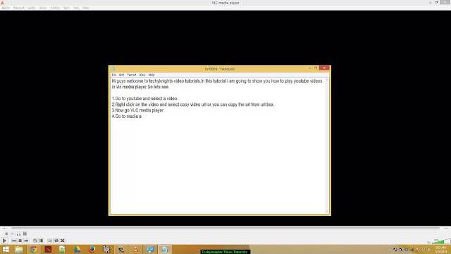 Stream youtube videos in VLC media Player Stream youtube videos in VLC media Player