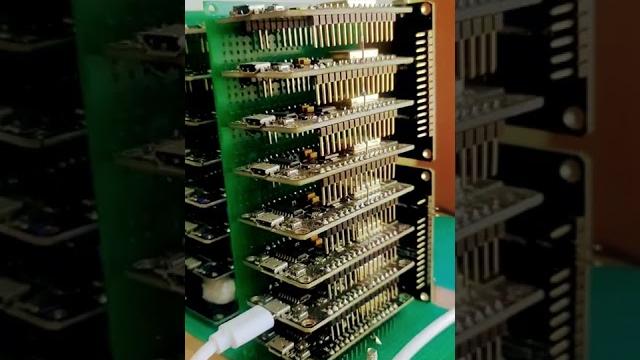 Duino Mining Rig with Esp8266 Duino Mining Rig with Esp8266