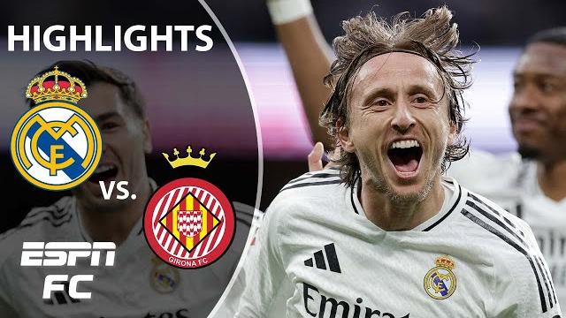 Real Madrid vs. Girona | LALIGA Highlights | ESPN FC Real Madrid vs. Girona | LALIGA Highlights | ESPN FC