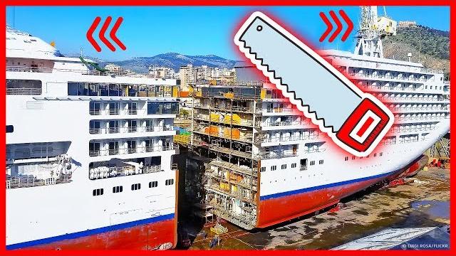 Зачем круизные корабли режут пополам Зачем круизные корабли режут пополам
