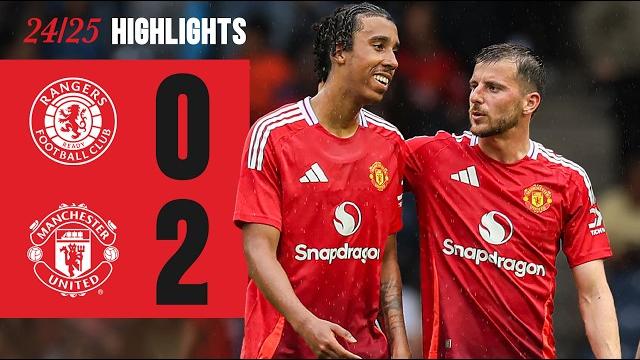 Amad & Hugill FIRE Home! | Rangers 0-2 Man Utd | Highlights Amad & Hugill FIRE Home! | Rangers 0-2 Man Utd | Highlights