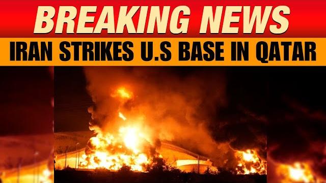 U.S Bases Attacked By Iran LIVE: US Military Base In Qatar Struck Down By Iran's Air Strike | News9 U.S Bases Attacked By Iran LIVE: US Military Base In Qatar Struck Down By Iran's Air Strike | News9