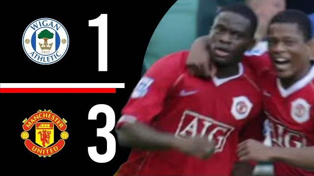 Wigan Athletic v Manchester United | Nemanja Vidić Goal Launches Comeback | 3-1 | October 2006 Wigan Athletic v Manchester United | Nemanja Vidić Goal Launches Comeback | 3-1 | October 2006