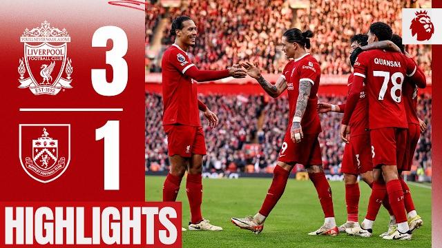 Three Headers Wins It! Jota, Diaz and Darwin Nunez | Liverpool 3-1 Burnley | Highlights Three Headers Wins It! Jota, Diaz and Darwin Nunez | Liverpool 3-1 Burnley | Highlights