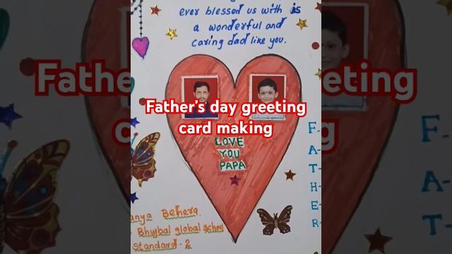 father's day greeting card making idea#fathersday#greeting card #diy#dad#video#trending#viral shorts father's day greeting card making idea#fathersday#greeting card #diy#dad#video#trending#viral shorts