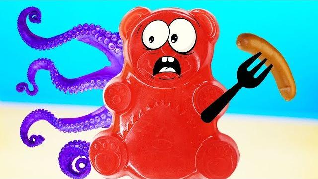 СОСИСОЧНЫЙ ОСЬМИНОГ И ЖЕЛЕЙНЫЙ МЕДВЕДЬ ВАЛЕРА СОСИСОЧНЫЙ ОСЬМИНОГ И ЖЕЛЕЙНЫЙ МЕДВЕДЬ ВАЛЕРА