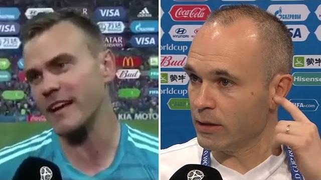 ИГРОКИ СБОРНОЙ РОССИИ И ИСПАНИИ О МАТЧЕ: ИСПАНИЯ - РОССИЯ | ХОРВАТИЯ - ДАНИЯ | ОБЗОР ЧМ-2018 ИГРОКИ СБОРНОЙ РОССИИ И ИСПАНИИ О МАТЧЕ: ИСПАНИЯ - РОССИЯ | ХОРВАТИЯ - ДАНИЯ | ОБЗОР ЧМ-2018