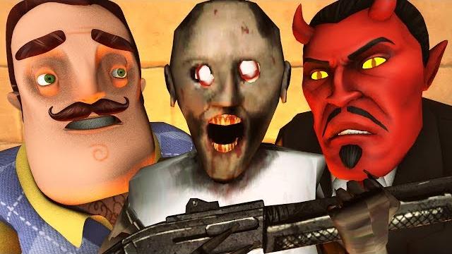 ГРЕННИ против ПРИВЕТ СОСЕД 2 (Granny vs Hello Neighbor АНИМАЦИЯ) ГРЕННИ против ПРИВЕТ СОСЕД 2 (Granny vs Hello Neighbor АНИМАЦИЯ)