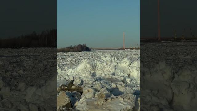 Ледоход на реке Обь #сибирь #ледоход Ледоход на реке Обь #сибирь #ледоход