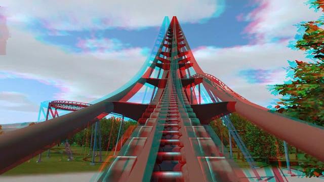 3D Glasses Roller coaster Red and Blue Amazing 3D ride Must need RED and BLUE glasses.... 3D Glasses Roller coaster Red and Blue Amazing 3D ride Must need RED and BLUE glasses....