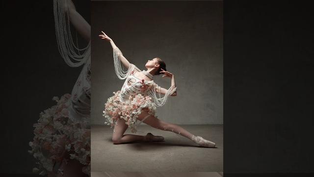 Model poses for photoshoot Ballet. Model Olga Model poses for photoshoot Ballet. Model Olga
