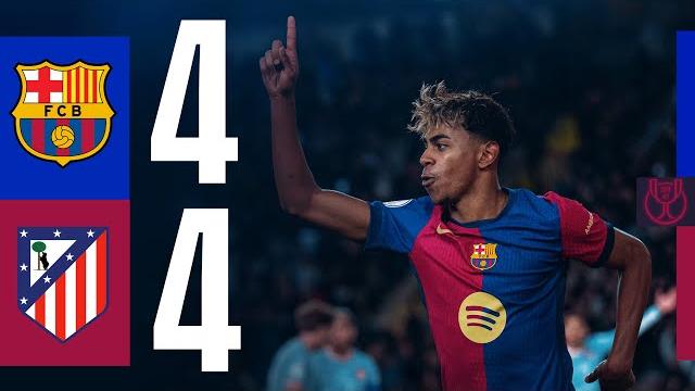 HIGHLIGHTS | FC BARCELONA 4 vs 4 ATLETICO MADRID | COPA DEL REY 24/25 (WITH COMMENTARY) HIGHLIGHTS | FC BARCELONA 4 vs 4 ATLETICO MADRID | COPA DEL REY 24/25 (WITH COMMENTARY)