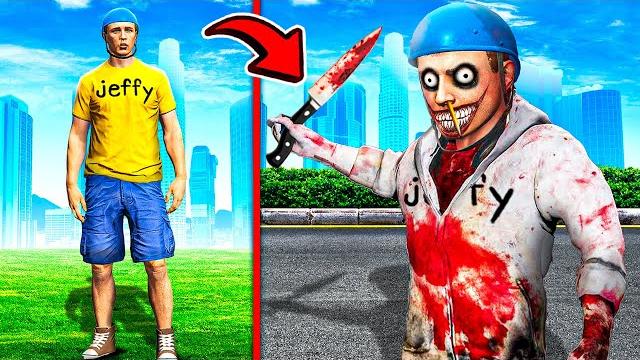 Jeffy Becomes JEFF THE KILLER In GTA 5! Jeffy Becomes JEFF THE KILLER In GTA 5!