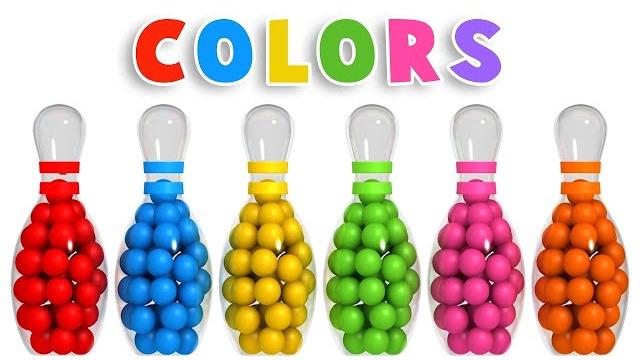 Colours For Children With 3D Bowling Game - Colours Video Collection For Children #learning Colours For Children With 3D Bowling Game - Colours Video Collection For Children #learning