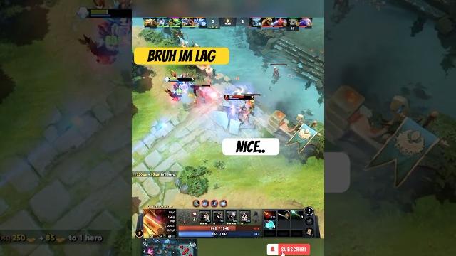 Lag? Or Just Dead? #Dota2 #Dota2WTF Lag? Or Just Dead? #Dota2 #Dota2WTF