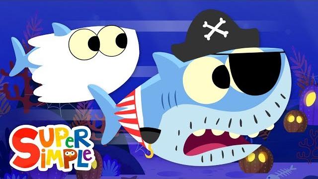 Baby Shark Halloween | featuring Finny The Shark | Super Simple Songs Baby Shark Halloween | featuring Finny The Shark | Super Simple Songs