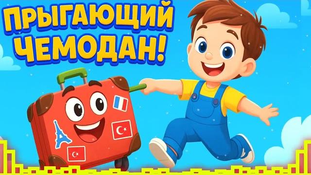 ПРЫГАЮЩИЙ ЧЕМОДАН Весёлая песня для детей о путешествиях и странах #детскаяпесня #чемодан #мультик ПРЫГАЮЩИЙ ЧЕМОДАН Весёлая песня для детей о путешествиях и странах #детскаяпесня #чемодан #мультик