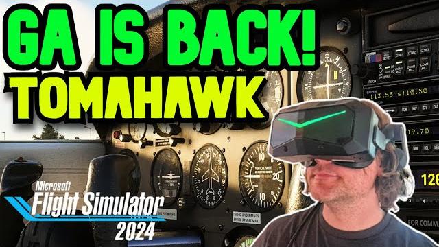 PRE-Release Tomahawk in MSFS 2024 Sim Update 3 Beta - Crystal SUPER Full Flight, DOF Reality H2 PRE-Release Tomahawk in MSFS 2024 Sim Update 3 Beta - Crystal SUPER Full Flight, DOF Reality H2