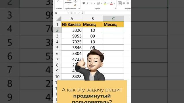 Название месяца по номеру Название месяца по номеру