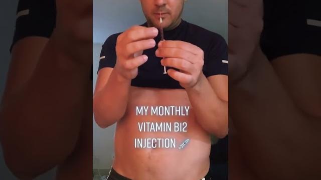 My monthly vitamin B12 injection (pernicious anemia) My monthly vitamin B12 injection (pernicious anemia)