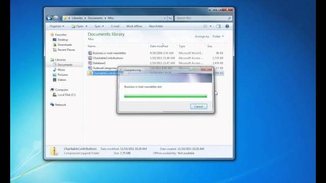 How To Create a Zipped Folder/File How To Create a Zipped Folder/File