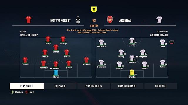 Flash Gamer Fifa 23 Nott'm Forest Vs Arsenal Emirates Cup 25!!! #Wood #Surridge #Jesus #Saka Flash Gamer Fifa 23 Nott'm Forest Vs Arsenal Emirates Cup 25!!! #Wood #Surridge #Jesus #Saka
