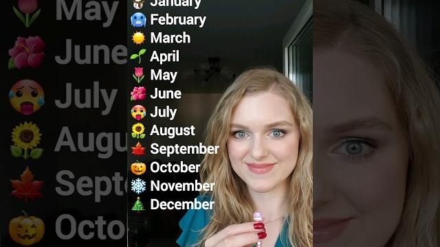 МЕСЯЦЫ Months #английский МЕСЯЦЫ Months #английский