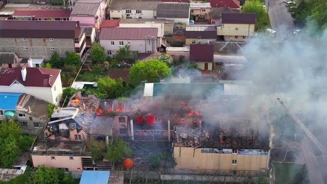 Пожар в Анапе Пожар в Анапе