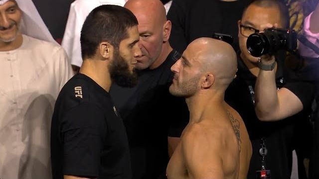 UFC 294: Битвы взглядов и финальные слова UFC 294: Битвы взглядов и финальные слова