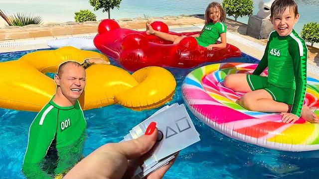 Игра в кальмара от Макса и Кати Игра в кальмара от Макса и Кати