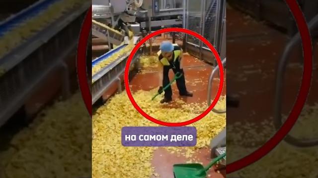 Производство чипсов! #shorts Производство чипсов! #shorts