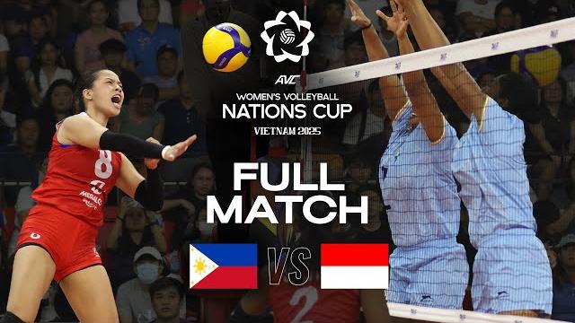 Philippines vs. Indonesia - Pool Play | AVC Women's Nations Cup Philippines vs. Indonesia - Pool Play | AVC Women's Nations Cup