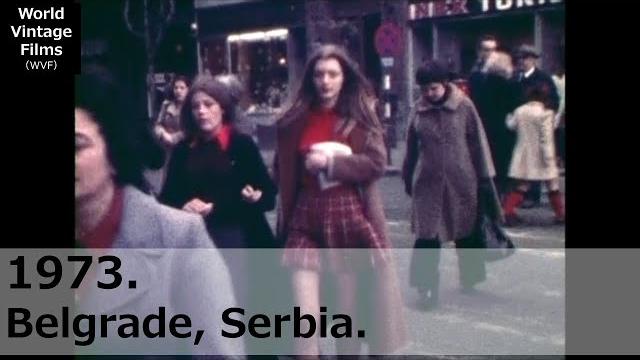 1973. Belgrade, Republic of Serbia,city shot. There are many beautiful people.1970s Old video. 1973. Belgrade, Republic of Serbia,city shot. There are many beautiful people.1970s Old video.