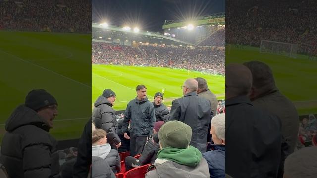 Fight breaks out at Old Trafford Manchester United vs Rangers #fight #football #fans #manutd #ranger Fight breaks out at Old Trafford Manchester United vs Rangers #fight #football #fans #manutd #ranger