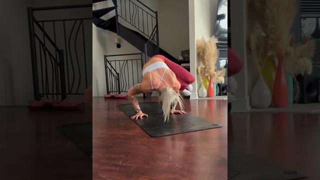 Try this yoga pose challenge! Try this yoga pose challenge!