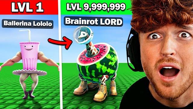 I Became ULTIMATE MAX LEVEL BRAINROT in Roblox I Became ULTIMATE MAX LEVEL BRAINROT in Roblox