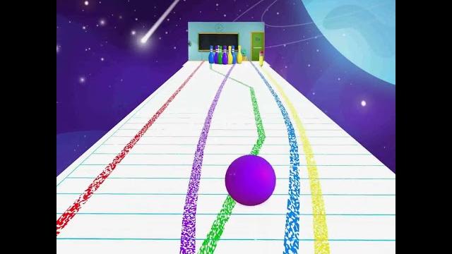 3D bowling with Color Crayons 3D bowling with Color Crayons