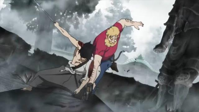 gaemon vs hawk lupin 3 gaemon vs hawk lupin 3