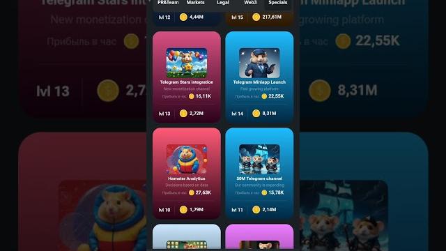 Получи 5 миллионов 16 - 17 сентября в HAMSTER KOMBAT ! Комбо карты в ХАМСТЕР КОМБАТ ( хомяки) Получи 5 миллионов 16 - 17 сентября в HAMSTER KOMBAT ! Комбо карты в ХАМСТЕР КОМБАТ ( хомяки)