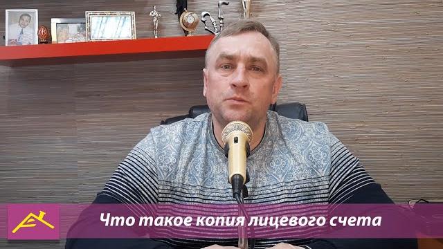Что такое копия лицевого счета Что такое копия лицевого счета