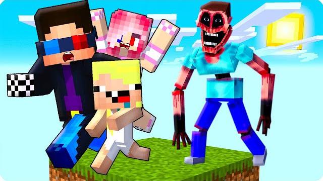 SURVIVAL ON ONE BLOCK WITH MIMICER IN MINECRAFT! SURVIVAL ON ONE BLOCK WITH MIMICER IN MINECRAFT!