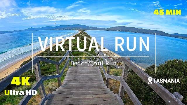 Virtual Run Bruny Island - Beach - Forest Trail 4K - Running Video - Virtual Scenery - Tasmania Virtual Run Bruny Island - Beach - Forest Trail 4K - Running Video - Virtual Scenery - Tasmania