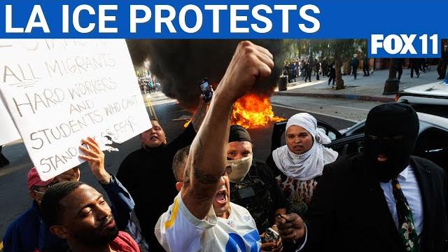 LA ICE protests: Day 4 LA ICE protests: Day 4