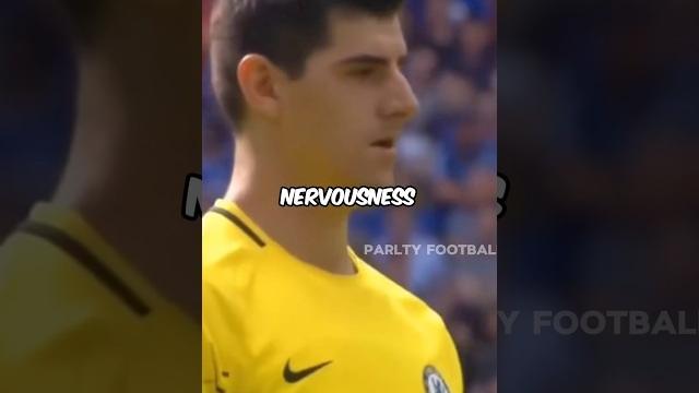 Courtois looks nervous during Penalty Courtois looks nervous during Penalty