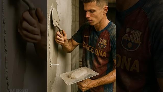 Barça Players Become Construction Workers! ️ Barça Players Become Construction Workers! ️
