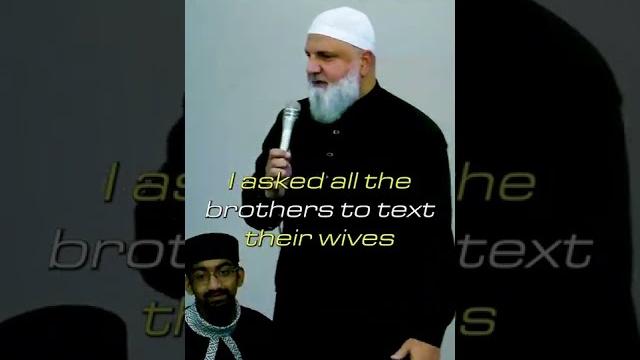 Text Your Wife: "I Love You" | Ustadh Mohamad Baajour Text Your Wife: "I Love You" | Ustadh Mohamad Baajour