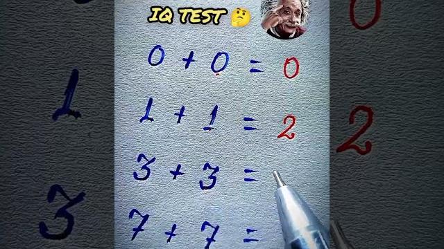 IQ TEST ONLY FOR GINUS #unstoapablestudy0111 #iqtest #mathpuzzle #iqtestonline #mathstricks IQ TEST ONLY FOR GINUS #unstoapablestudy0111 #iqtest #mathpuzzle #iqtestonline #mathstricks